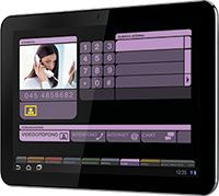 tablet videochiamata, videocitofonia integrata, intercomunicazione