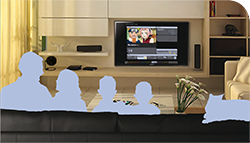 domotica per controllo audio/video multiroom