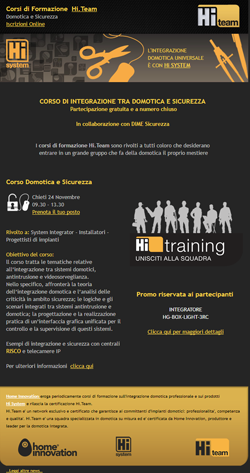 Newsletter Domotica Novembre 2016