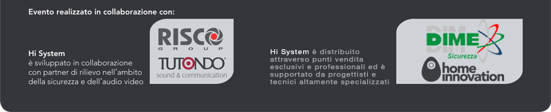 Hi System - PARTNER - SICUREZZA RISCO - AUDIO VIDEO TUTONDO